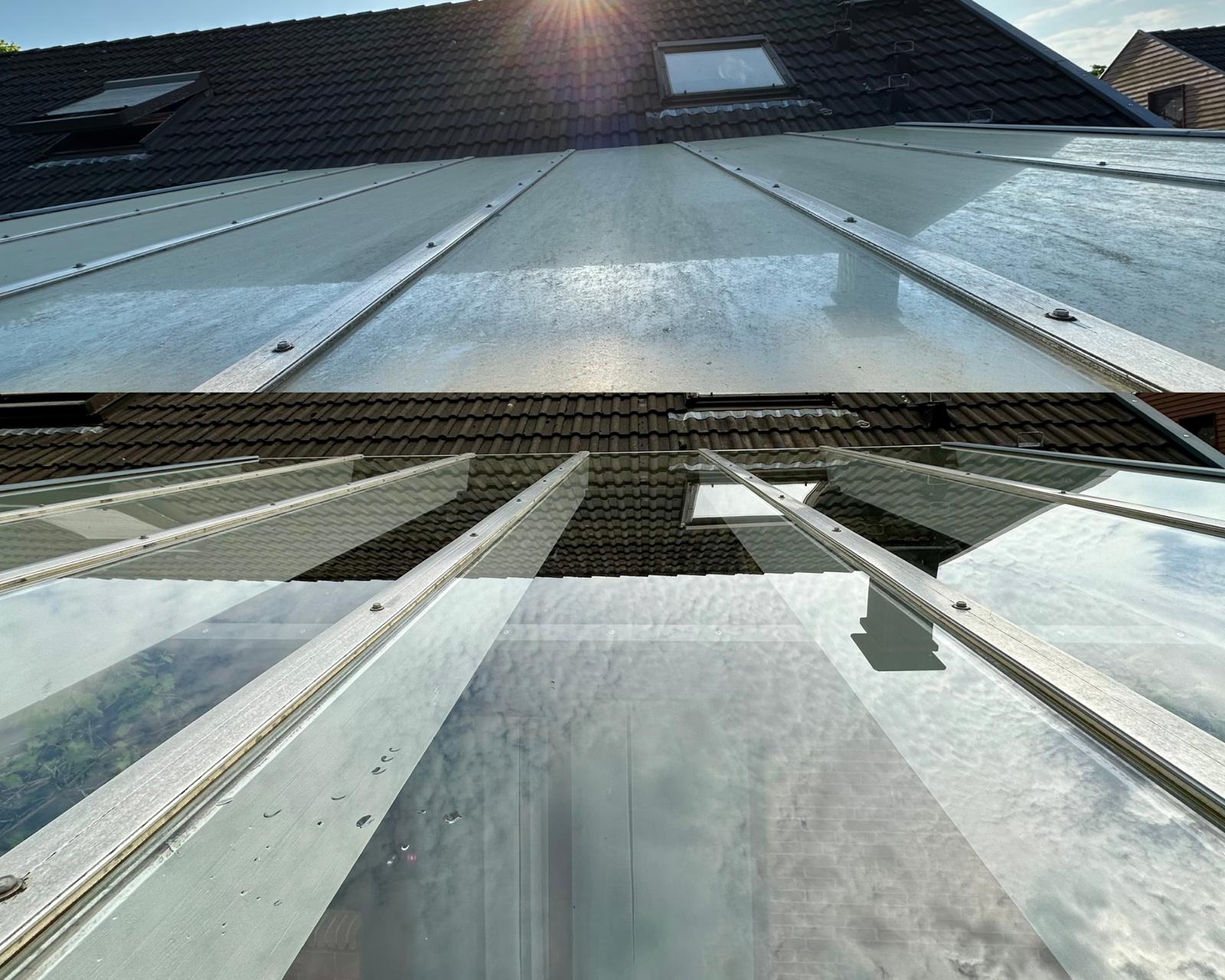 Terrassendach reinigen